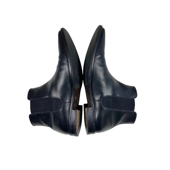 Mezlan Mens Chelsea Ankle Boots Size 11.5 M Shoe Black Leather Pull On Stretch - Picture 14 of 14